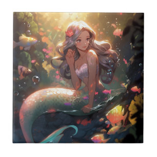 Anime Mermaid Girl Fantasy Art