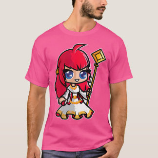 Anime Princesa Como Camisa De Escoamento De Manga 