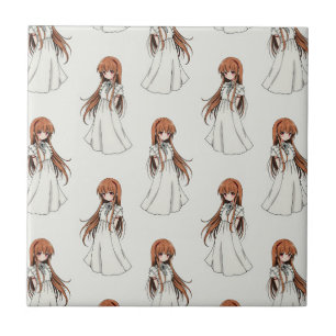Anime Weeb Girl Manga Pattern Design
