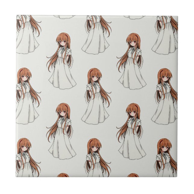 Anime Weeb Girl Manga Pattern Design (Frente)