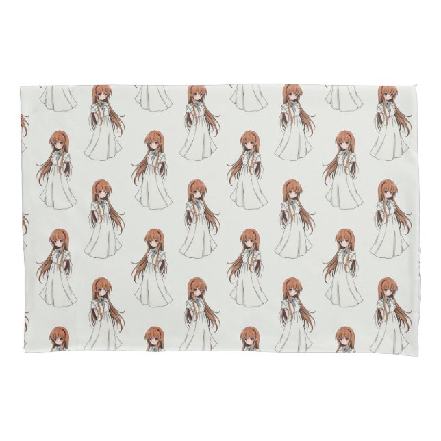 Anime Weeb Girl Manga Pattern Design (Frente)
