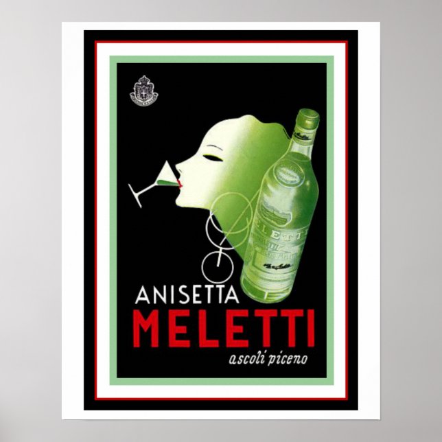 Anisetta Meletti Ad Poster 16 x 20 (Frente)