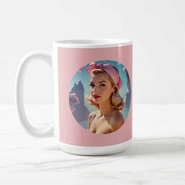 aniversariante fabulosa caneca de café (Esquerda)