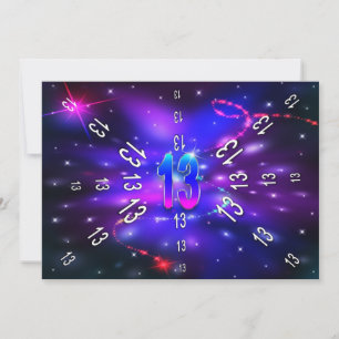 ANIVERSÁRIO 13o - Universo abstrato - CONVITE