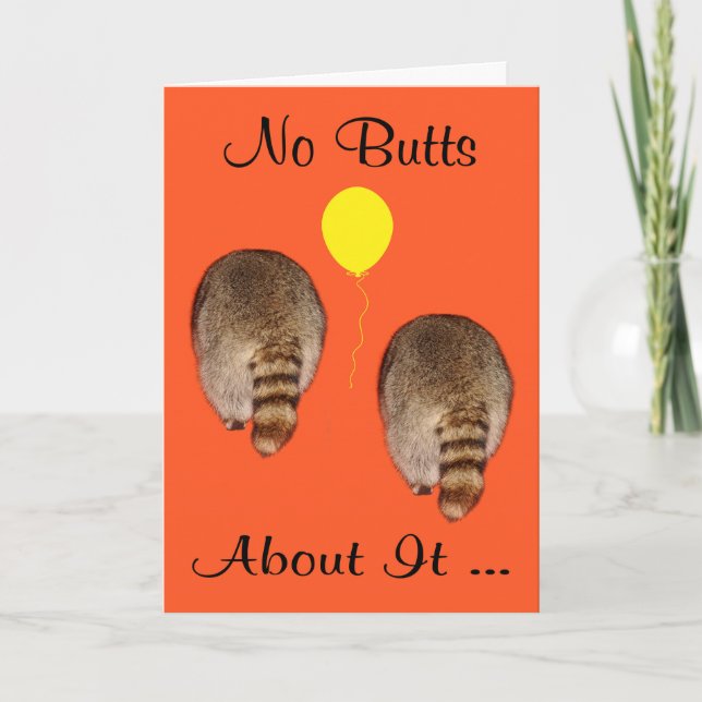 Aniversário atrasado Deseja um cartão de saudação (Frente)