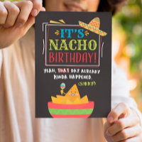 Aniversário atrasado, Engraçado, é Cartão de Anive