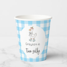 Aniversário Azul de Ganso de Dois Bobos