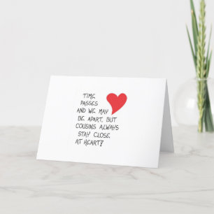 ANIVERSÁRIO: CARTÃO "COUSIN" E "MELHOR AMIGO"