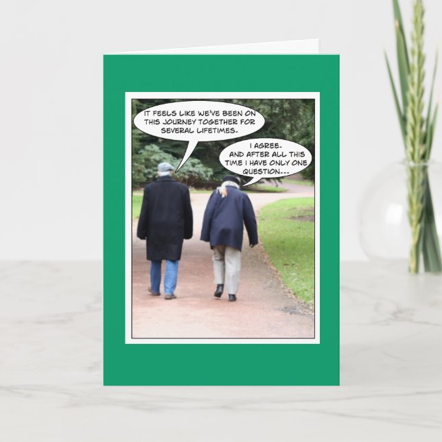 Aniversário, Cartão Engraçado (Frente)