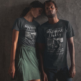 Aniversário Celestial Papai | Camiseta Memorial co