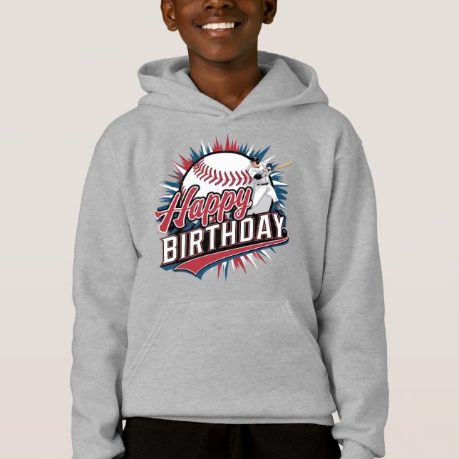 Aniversário Colorido de Beisebol (Frente)