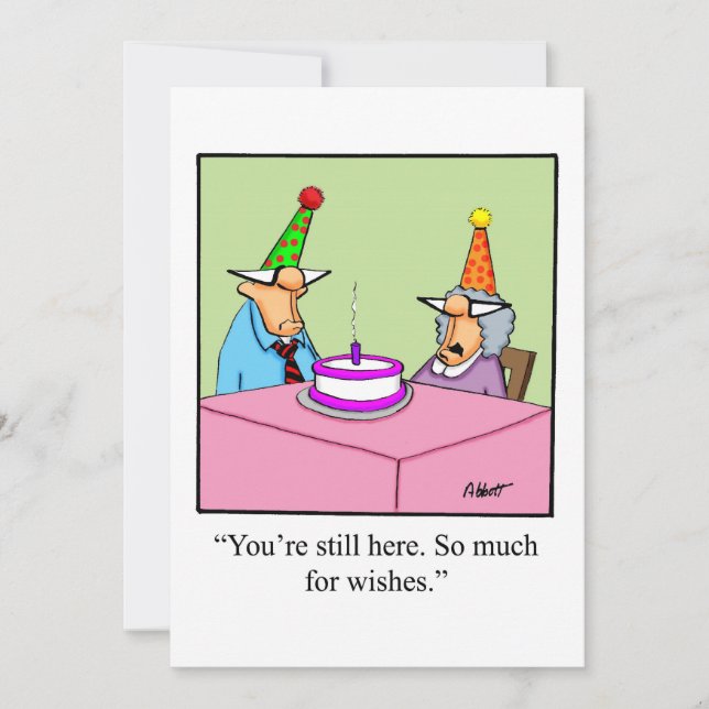 Aniversário Convites de festas de Humor "Espectick (Frente)