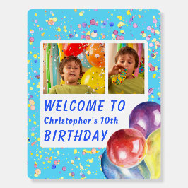 Aniversário da Criança de Boas-vindas do Céu Azul