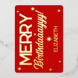 Aniversário da feliz - Estrela de Natal da Prosper