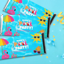 Aniversário da Festa de Piscina de Verão