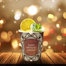 Aniversário da Masculina Moderna e Rústica da Made