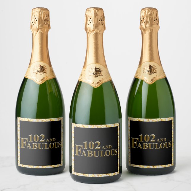 Aniversário de 102 anos (Garrafas)