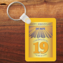 Aniversário de 19 Anos de Sobriedade | Chaveiro de