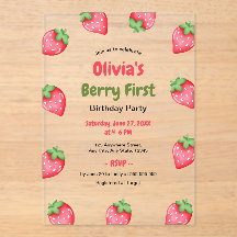 Aniversário de 1 ano da Berry Morango