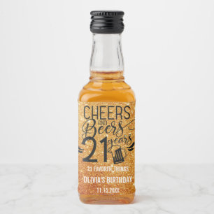 aniversário de 21 anos Glitter   Queijos e cerveja