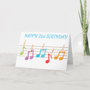 **aniversário de 21 anos** NOTAS MUSICAIS DESEJOS 