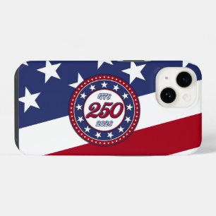 Aniversário de 250 anos da América com a bandeira