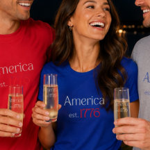 Aniversário de 250 anos da América est 1776 Tipogr