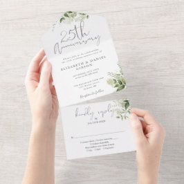Aniversário de 25 anos de Casamento Prata Rótulo F
