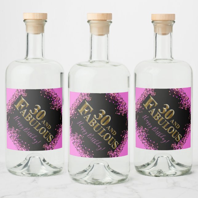 Aniversário de 30 anos (Garrafas)