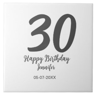 aniversário de 30 anos adicionar nome data ano ano