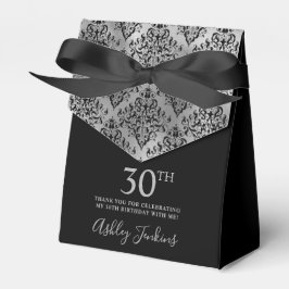 Aniversário de 30 anos Caixa de Agradecimento em D