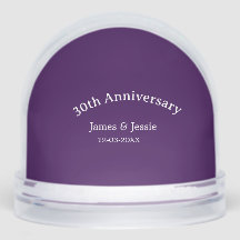 aniversário de 30 anos de casamento nome data roxo