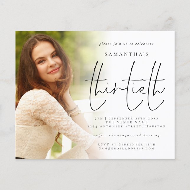 Aniversário de 30 anos de Sobreposição de Fotos Mi (Frente)