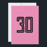 ANIVERSÁRIO DE 30 ANOS SIMPLES CONVITE PERSONALIZA<br><div class="desc">CONVITE PERSONALIZADO aniversário de 30 anos</div>