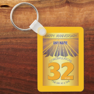 Aniversário de 32 Anos de Sobriedade   Chaveiro de