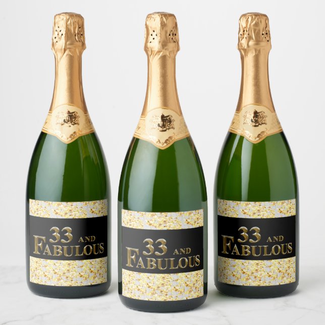 Aniversário de 33 anos (Garrafas)