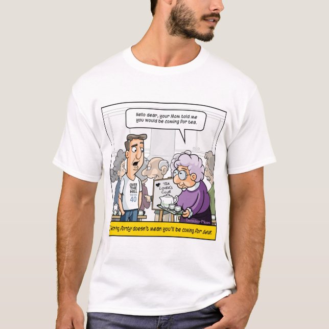 aniversário de 40 anos de Camisa Punny (Frente)