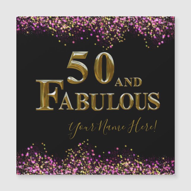 Aniversário de 50 anos (Frente)