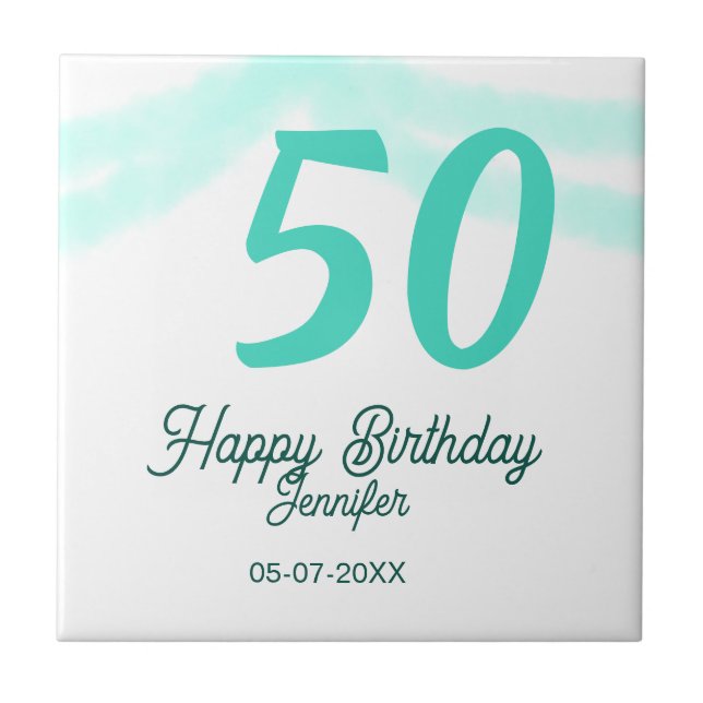 aniversário de 50 anos adicionar nome data ano ver (Frente)