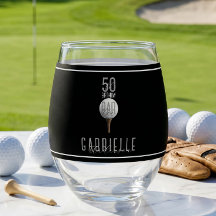 Aniversário de 50 anos de golfe Festa Elegante Mar