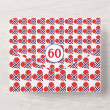 Aniversário de 60 anos Bandeira norueguesa do cora