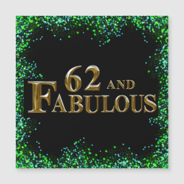 Aniversário de 62 anos (Frente)