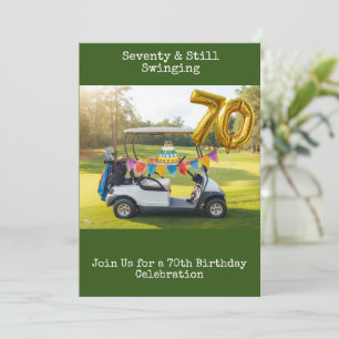 Aniversário de 70 anos de Golf Par Tee Convite de