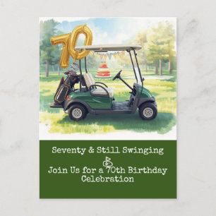 Aniversário de 70 anos de Golf Par Tee Convite de