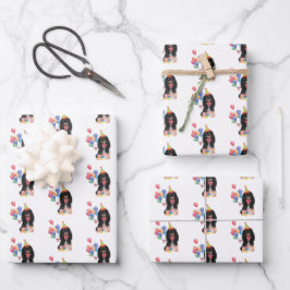 Aniversário de Black and Tan Cavalier Spaniel