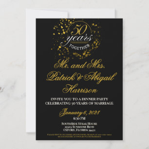 Aniversário de Bodas de Prata 50 Anos Juntos