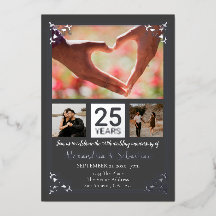 Aniversário de Casamento de 25 com Quadro