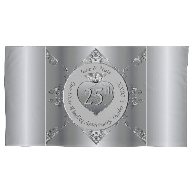 Aniversário de Casamento de 25 Silver (Frente-Esquerda)