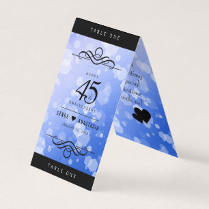 Aniversário de Casamento do Elegante 45º Sapphire