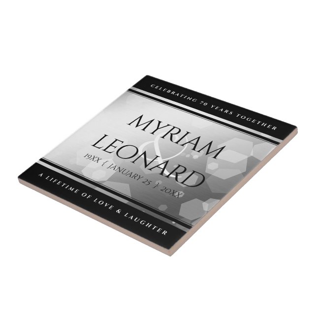 Aniversário de Casamento do Platinum 70 Elegante (Lateral)